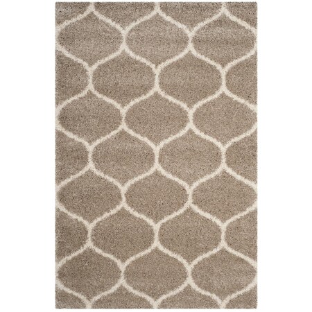 Safavieh Hudson Shag Large Rectangle Area Rug, Beige and Ivory - 9 x 12 ft. SGH280S-9